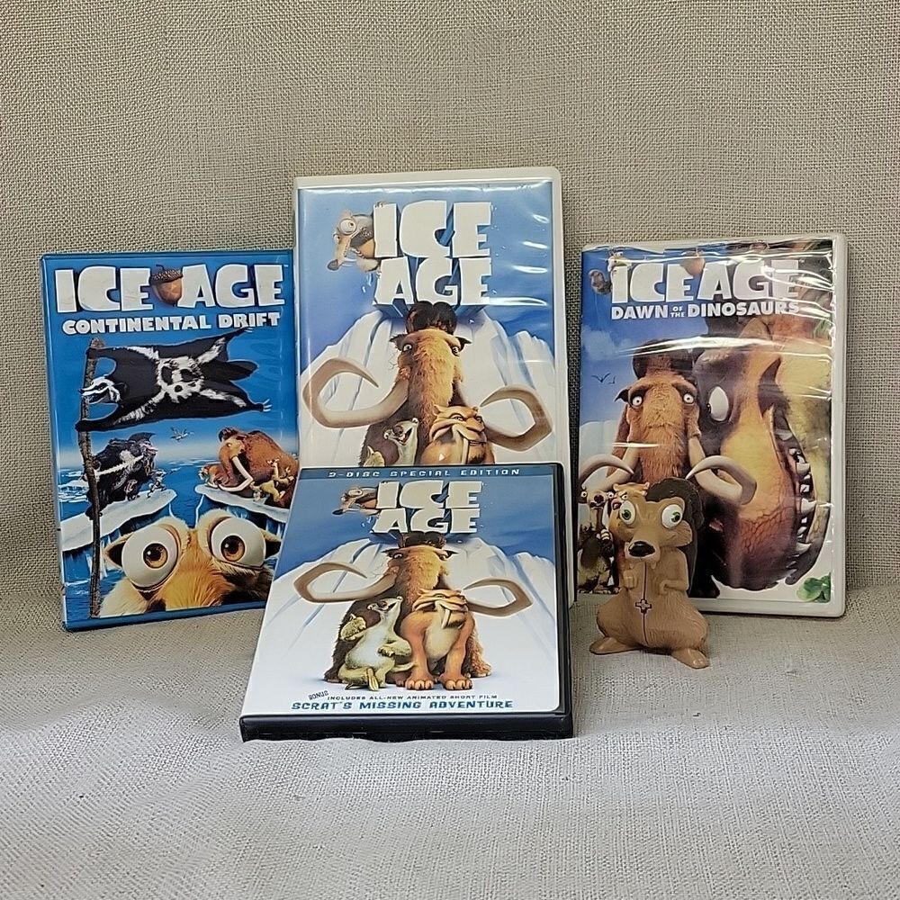 Ice Age vhs and dvds